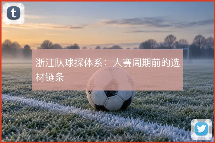 浙江队球探体系:大赛周期前的选材链条